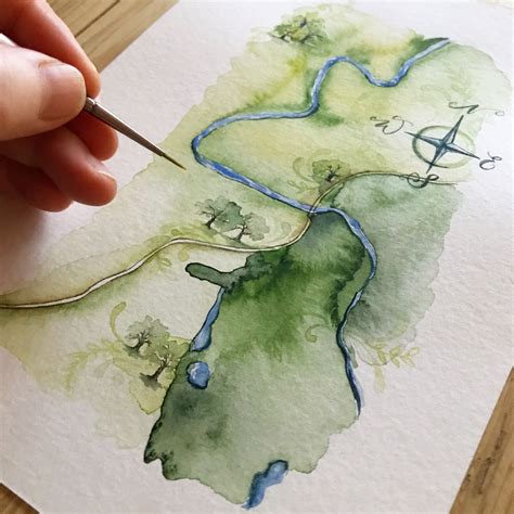paint  world map  watercolor artofit