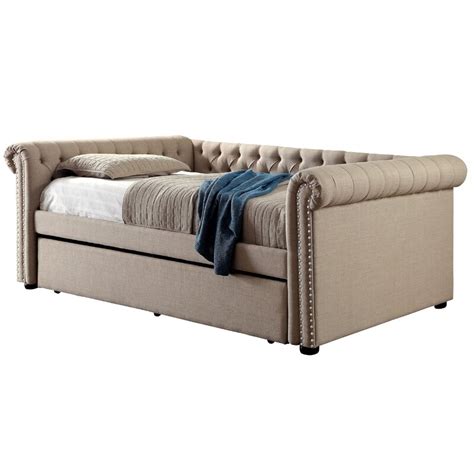 Charlton Home Dierking Queen Daybed With Trundle And Reviews Wayfair