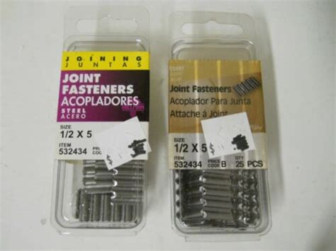 Wood Joint Fasteners 50 Ct Corrugated Steel 1 2 X 5 Woodworking Nip Ebay