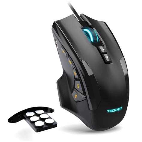 TeckNet M009 Gaming Mouse With 16400 DPI Wired RGB LED Backlit