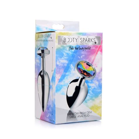 Plug Anal Tipo Joya Círculo Mediano Arcoiris Booty Sparks Tu Secreto Sex Shop
