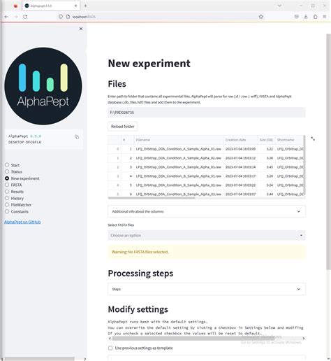 alphapept - AlphaPept: Proteomic Analysis
