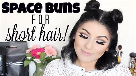 Space Buns Short Hair Tutorial Thought Vlog Image Archive