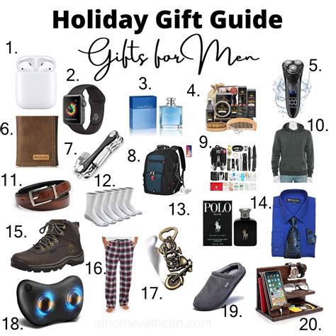 Holiday Gift Guide - Gifts for Men – At Home With Zan