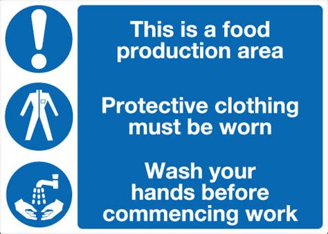 This Is A Food Production Area Sign Signs 2 Safety