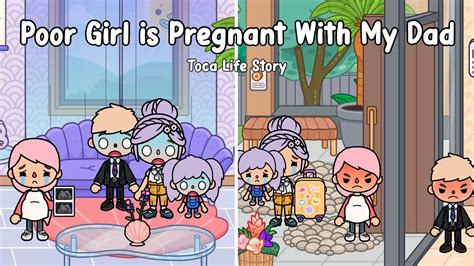 Poor Girl Is Pregnant With My Dad 🤰🏽🧔🏻‍♂️💔 Toca Boca Toca Life Story