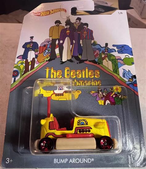 Hot Wheels The Beatles Yellow Submarine Series Bump Around