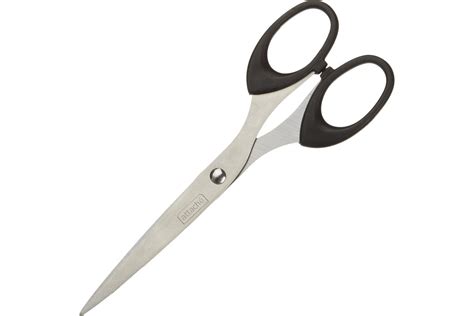 Остроконечные ножницы Attache 169 мм, с пластиковыми эллиптическими ...