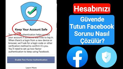 Hesab N Z G Vende Tutun Facebook Sorunu Nas L Z L R Youtube