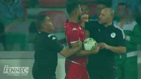 Alg Rie Tunisie Belmadi A T Il Insult Le D Fenseur Tunisien Ali Abdi