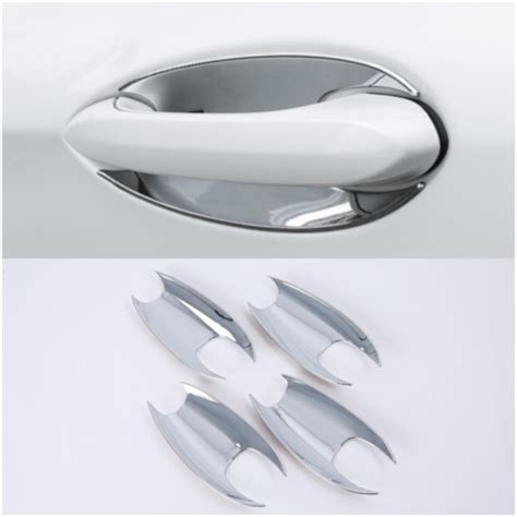 Abs Chrome Door Handle Bowl Cup Lid Cover Trim For Bmw X G