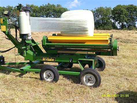Making Small Round Bale Haylage With The Gallignani Mb60 Mini Baler