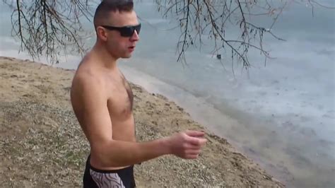 Naked Ice Swimming ThisVid