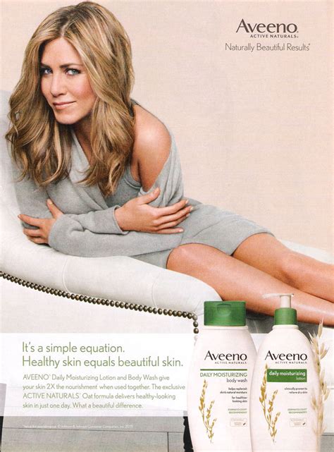 Jennifer Aniston Actress - Aveeno : Celebrity Endorsements, Celebrity ...