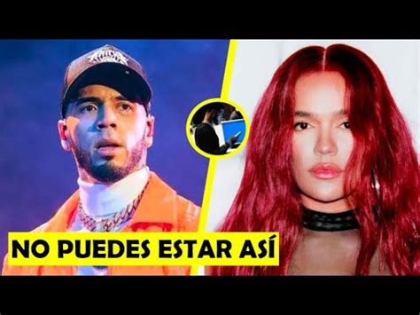 ANUEL AA DESTROZADO REACCIONA AL VIDEO TRISTE DE KAROL G YAILIN