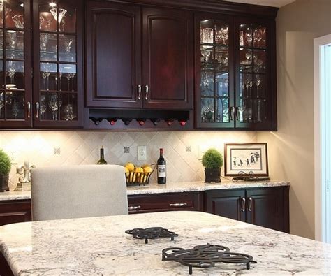 Cool White Kitchen With Bianco Romano Granite