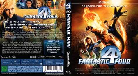 Fantastic Four Blu-Ray DVD Cover (2005) R2 German