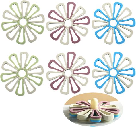 Silicone Trivet Mat Set Of Guanci Hot Pot Holder Hot Pads For Table Countertop Set Non Slip