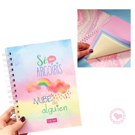 Cuaderno A5 Rainbow Pastel Punto Cero Arcoiris MUMI