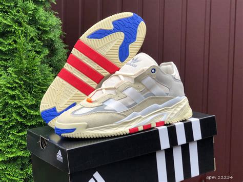 Купить Кроссовки мужские Ad!das Niteball бежевые с белым [41-45] размер ...