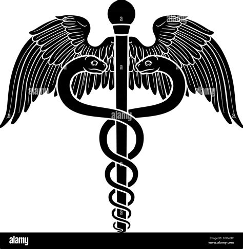 Caduceus Medical Doctor Symbol Stock Vector Image & Art - Alamy