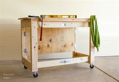 DIY Folding Mobile Workbench Modifications | Popular Woodworking ...