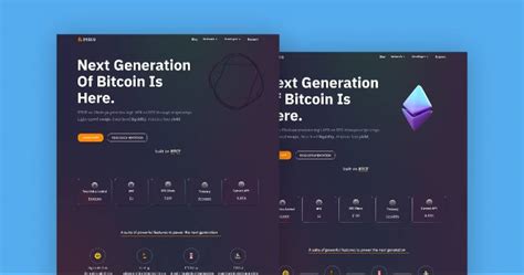 Crypto Landing Page Figma Template Ui Free