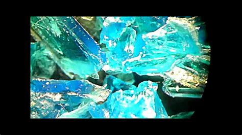 Copper crystals (CuSO4·5H2O) - YouTube