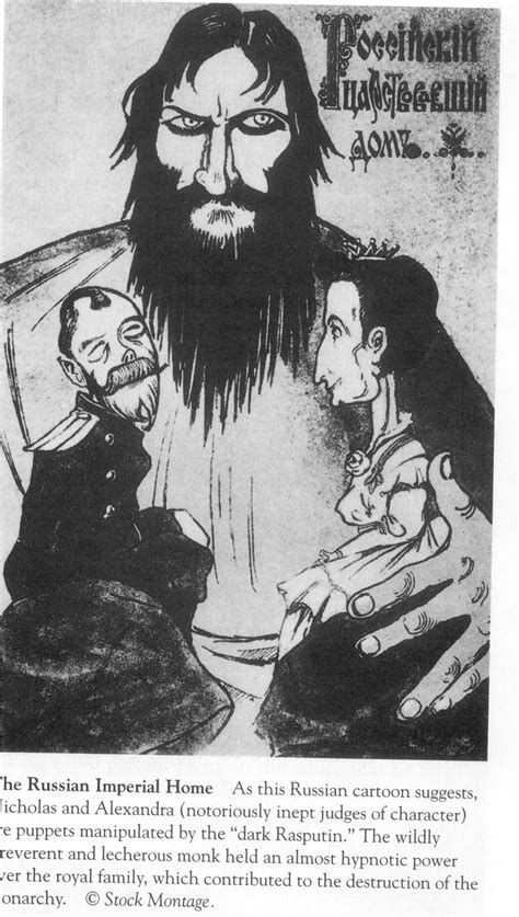 Rasputin with Tsar Nicholas and Alexandra. I really wish I knew who ...