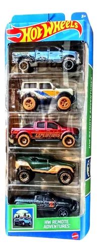 Hot Wheels Pack C 5un Original Mattel Hw Remote Advent Hly74 Frete grátis