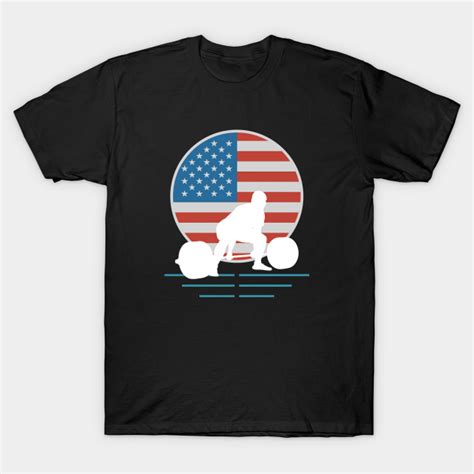 Usa Flag Deadlift Powerlifting Powerlifting T Shirt Teepublic