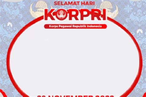 Keren Twibbon Hut Korpri Ke Tahun Bingkai Foto Untuk