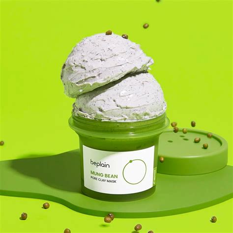 beplain Mung Bean Pore Clay Mask 120mL Special Set (+80mL) – PINKLAND