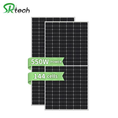 Good Price 400W 500W 540W 550W Solar Panel Half Cell Mono Solar Cell