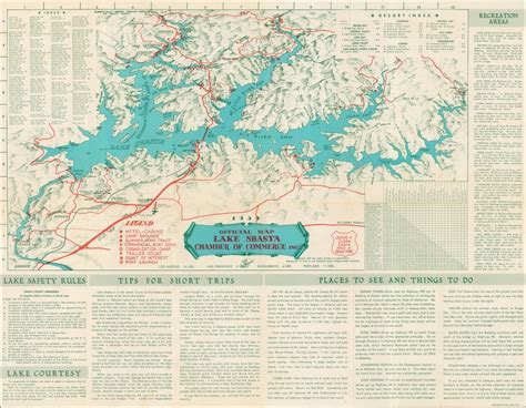 Navigating The Beauty Of Lake Shasta A Comprehensive Guide To The Map