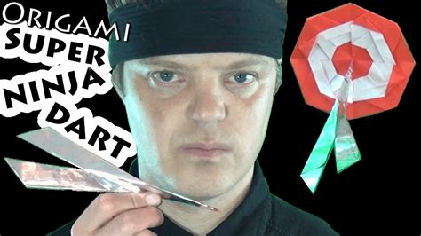Origami Super Spinning Ninja Dart Youtube
