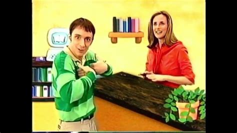 Steve And Marlee Doing American Sign Language From Blues Clues All