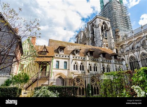 4th century Cathedral of Nôtre dame de Rouen in Rouen Normandy France