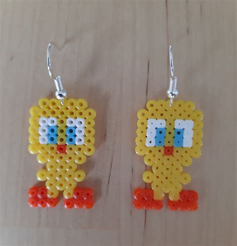 Pin On Earrings Hama Perler Beads