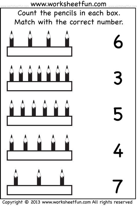 Number Counting Preschool Worksheets Preschool Math Worksheets