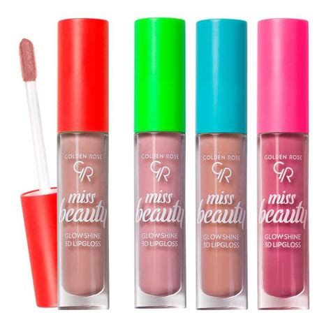 Golden Rose Miss Beauty Shine 3D Lip Gloss 01 Nude Chic Lip Gloss ...