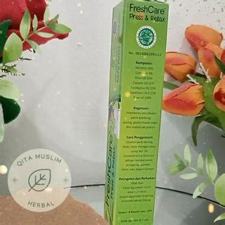 Jual Freshcare Roll On Press And Relax Minyak Angin Ml Shopee