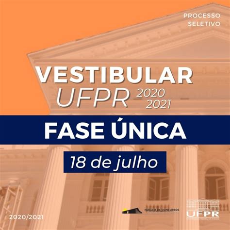 Vestibular Da Ufpr Ser Realizado Em Uma Nica Fase No Dia