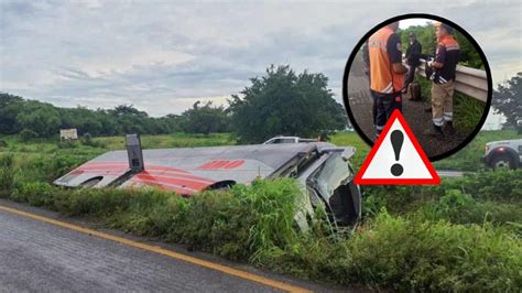 Video As Qued Volcadura De Ado En Autopista De Veracruz Hay Un