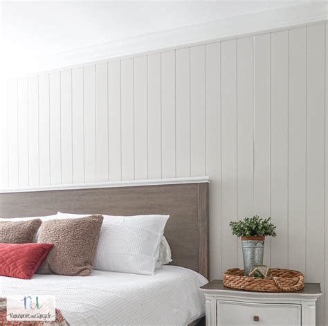 Installing Shiplap Paneling Sheets As An Accent Wall