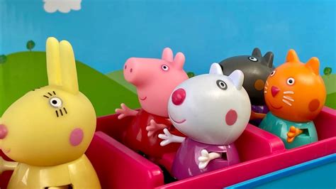 Peppa Pig UNBOXING ônibus Dona Coelha mariaclaraejp peppapig viral