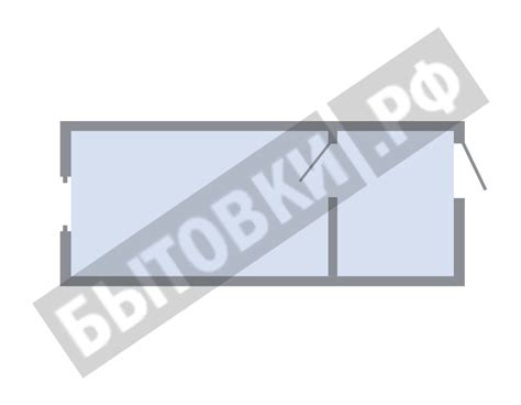 (БК-03) Блок-контейнер с перегородкой от компании бытовки РФ в СПб по ...