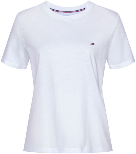 Tommy Hilfiger Organic Cotton Crew Neck T Shirt Dw0dw09198 White Ab