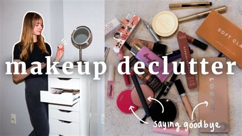 Decluttering My Makeup Collection Going Through Everything I Own