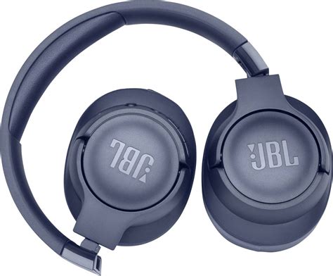 JBL Tune 710BT Over Ear hörlurar Bluetooth, Sladd Blå Hopfällbara ...